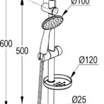 | 1S PROFILE PLUS shower set L = 600mm | Al Wadi Sanitary Wares Company February 2024