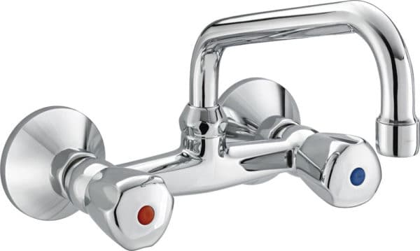 | PREMIER dual controlled wall-mounted sink mixer with swivel spout | Al Wadi Sanitary Wares Company February 2024