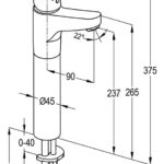 | PEAK medicare high-raised single lever basin mixer | Al Wadi Sanitary Wares Company September 2023