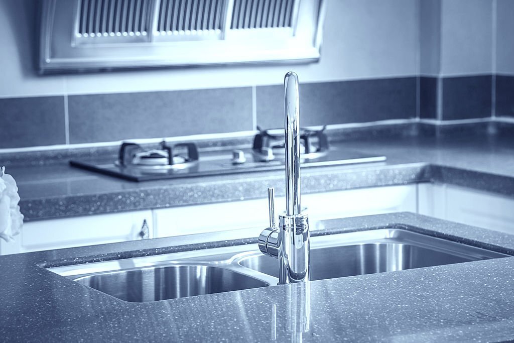faucet in the kitchen