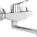 | PEAK wall-mounted single lever sink mixer | Al Wadi Sanitary Wares Company January 2022